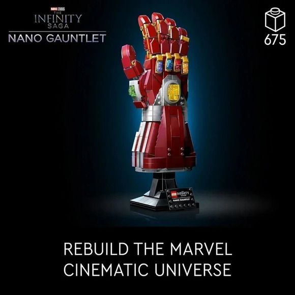 Marvel Nano Gauntlet Multicolor Iron Man Plastic Building Set for Adults - Red - Picture 2 of 6